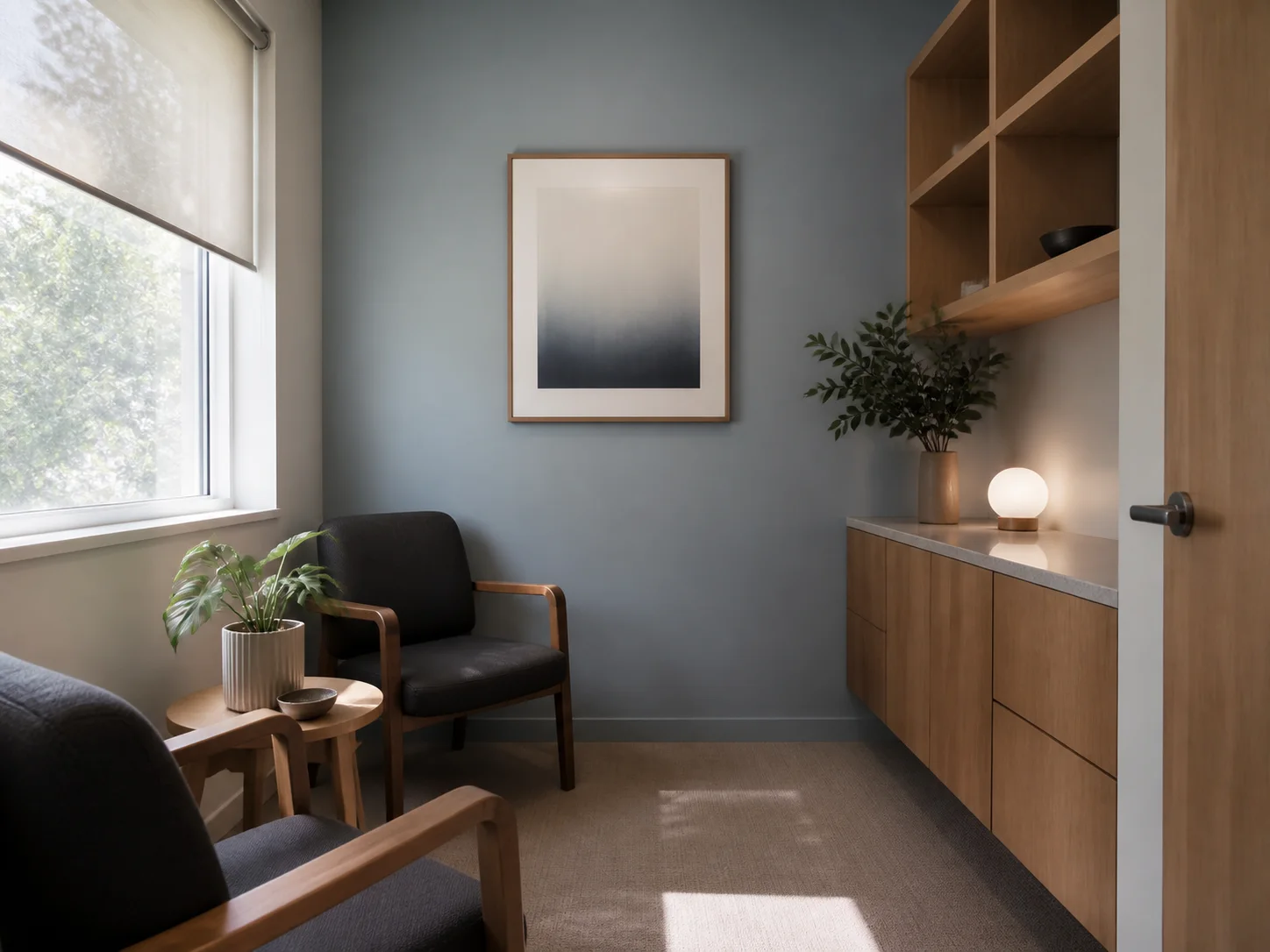 Fictional development image of a consultation room