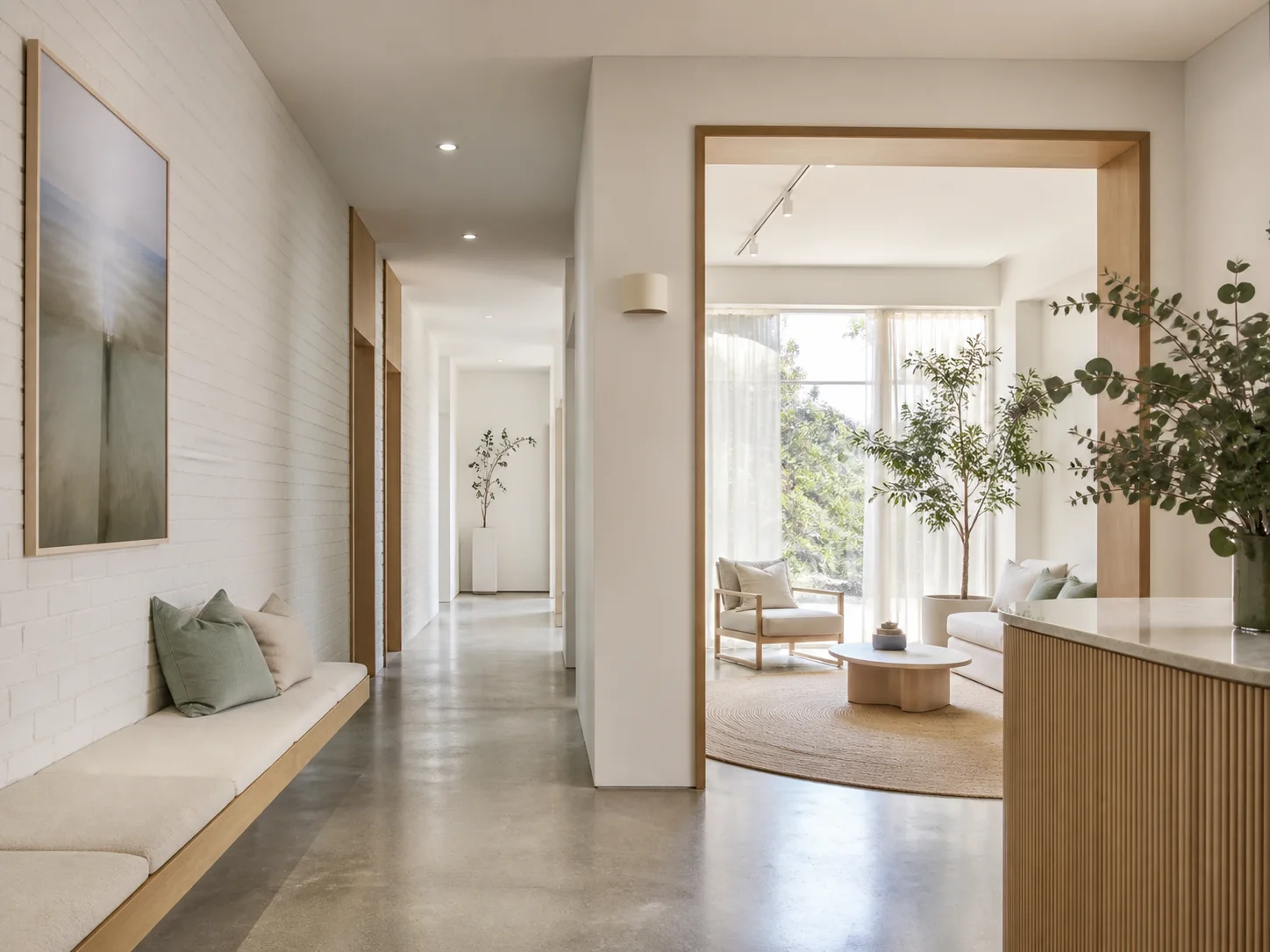 Fictional development image of a practice interior
