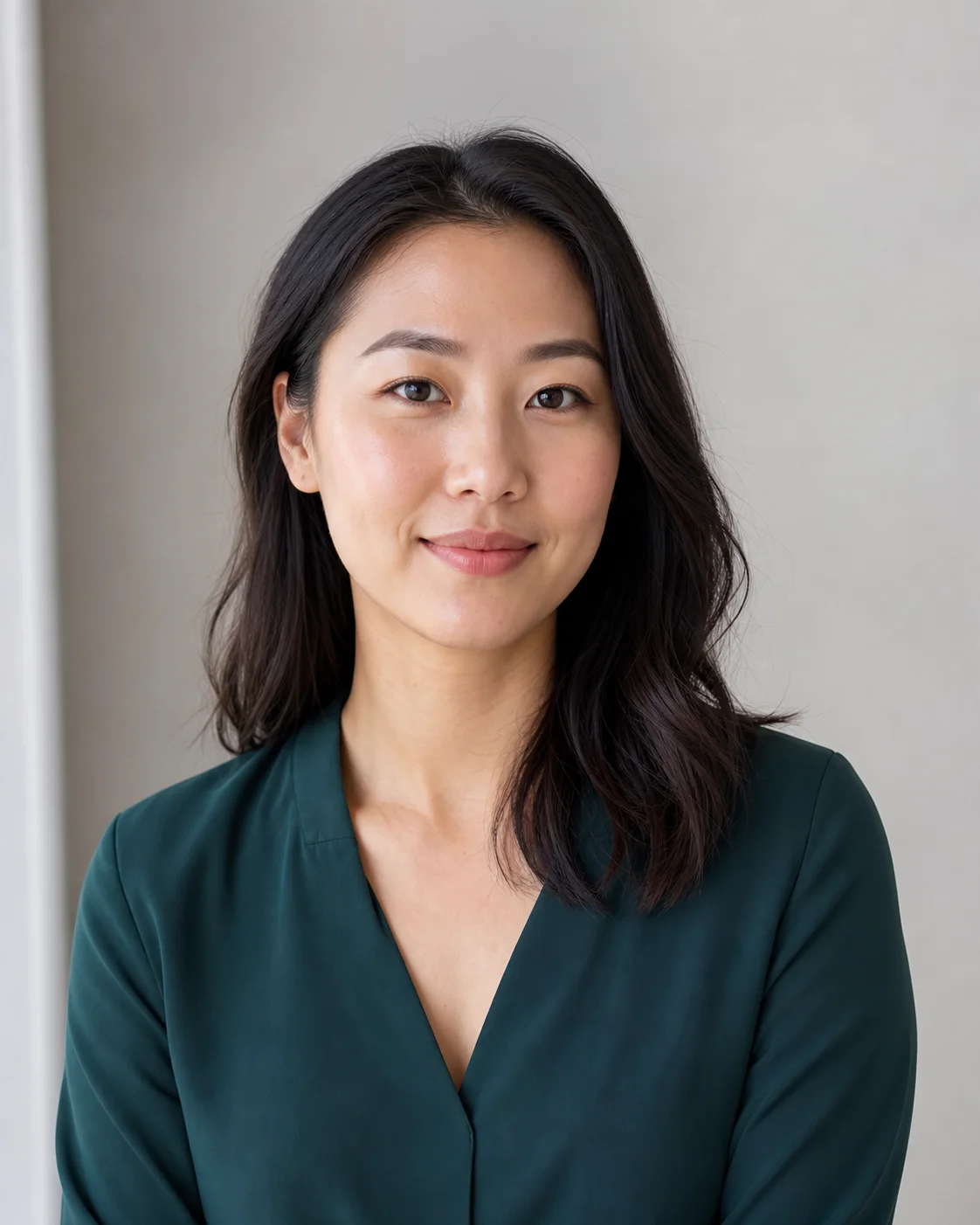 Fictional development portrait of Mira Chen